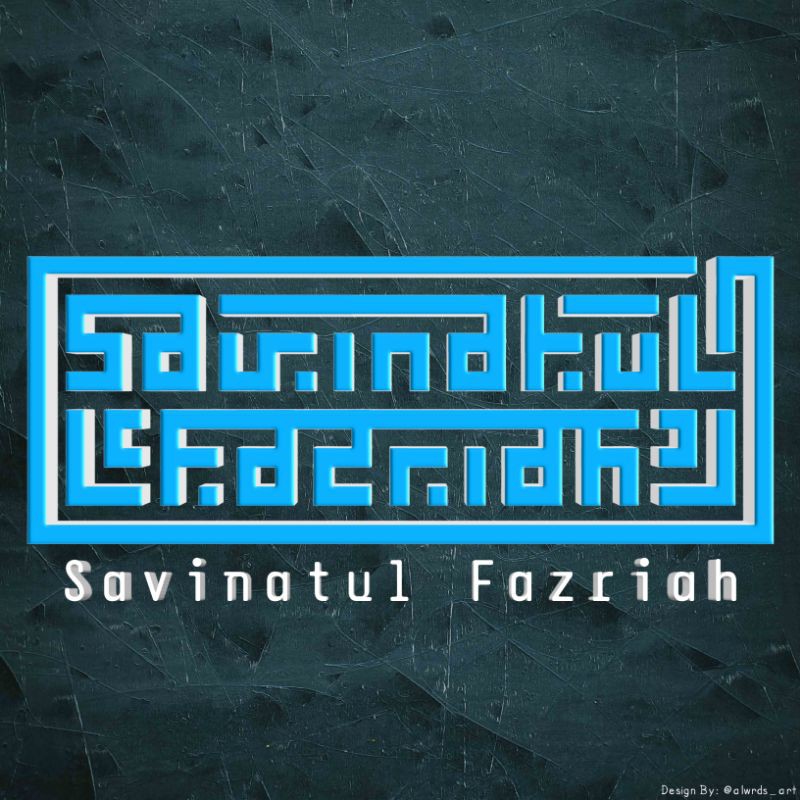 Kufi Latin (Dicetak + Figura)