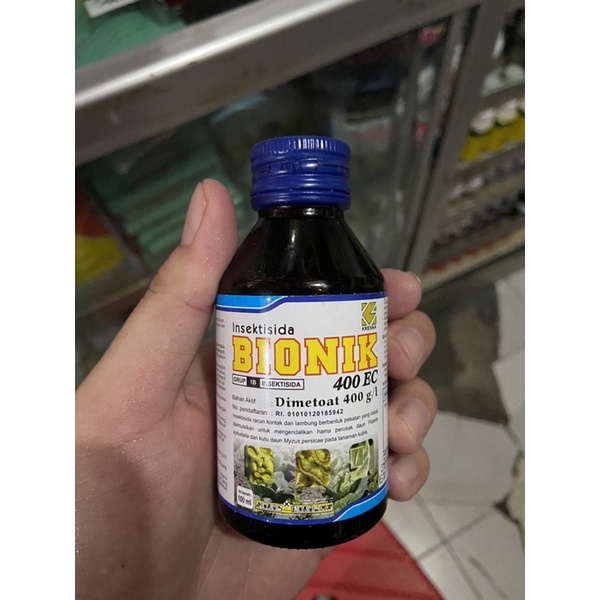 bionik 100ml insektisida dimetoat 400ec bionik botol kaca