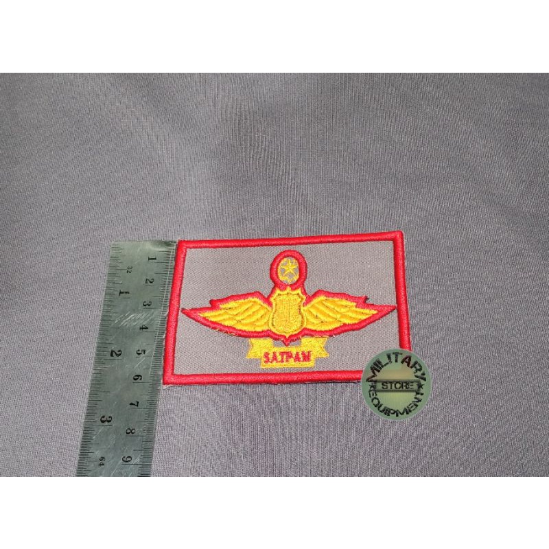 ATRIBUT BORDIR TIMBUL LOGO WING SATPAM