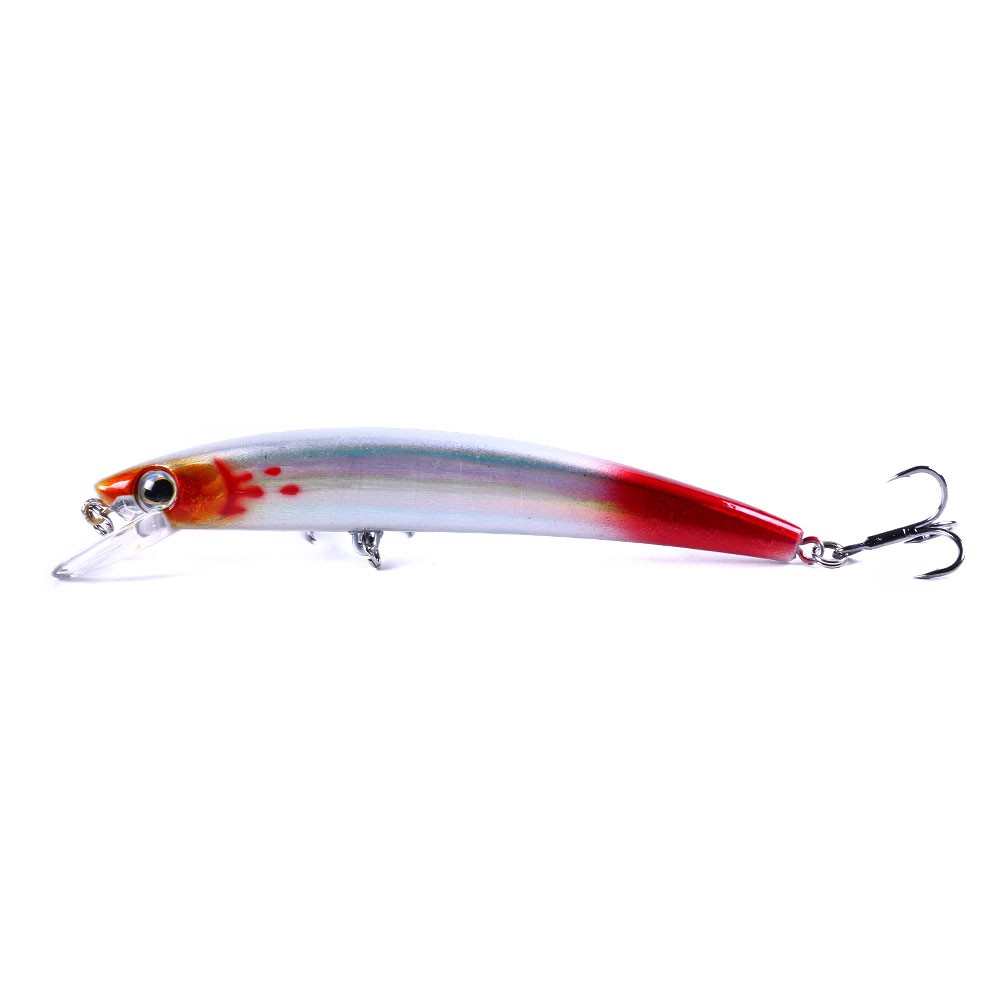 HENGJIA NEW 1PCS Floating Minnow Fishing Lure Umpan Pancing Swimbait Ikan Bass Bait Kail Tackle 14g 12cm