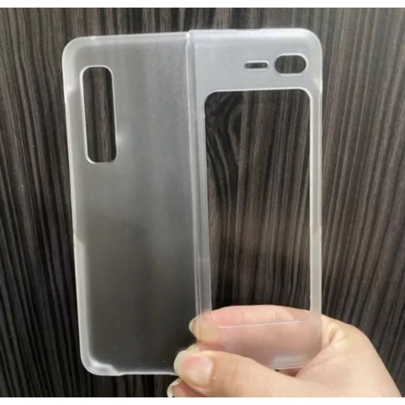 Premium Hard Clear Matte Samsung Fold 1 Case Cover Casing Front Back