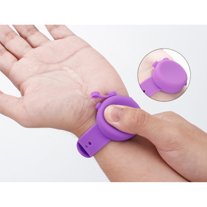 READY Jam Tangan Gelang Hand Sanitizer Polos Anak Dewasa Silicone