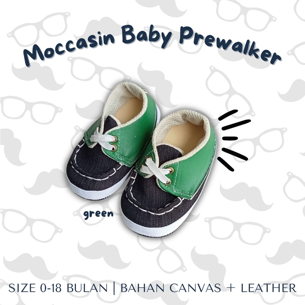 sepatu anak laki laki prewalker sepatu bayi baru jalan prewalker bayi MOCCASIN baby prewalker 0 12 18 bulan