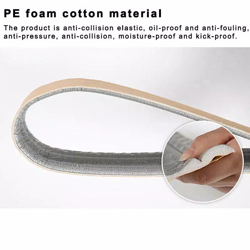 CR CM-H15 Wallpaper Dinding Kamar Border List Sticker Wall Border Stiker 3D Foam Dekorasi Rumah-8