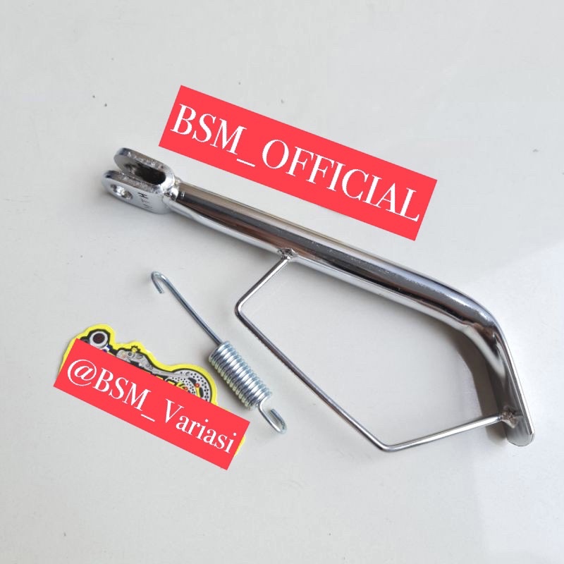 Standar samping chrome ring17 honda beat vario scoopy dll