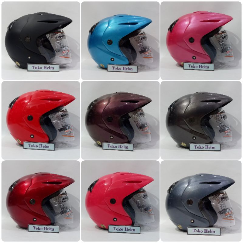 helm half face ink cx 22 solid polos 100  original size m  l  xl  xxl
