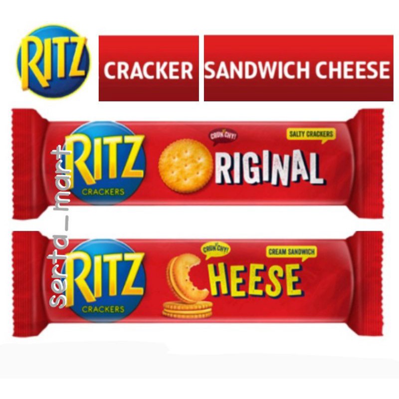 Jual Ritz Original Salty Crackers 100gr / Ritz Cheese Sandwich 118gr ...