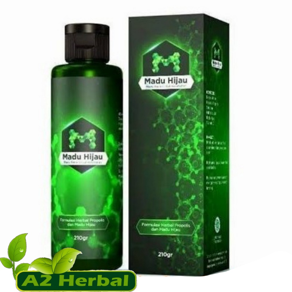 Madu Hijau Original 100% | Obat Herbal Asam Lambung dan Gerd - 210 gr // Madu Hijau Insani 130gr