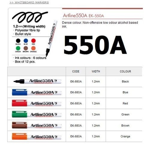 

SPIDOL MARKER W/B ARTLINE EK 550A