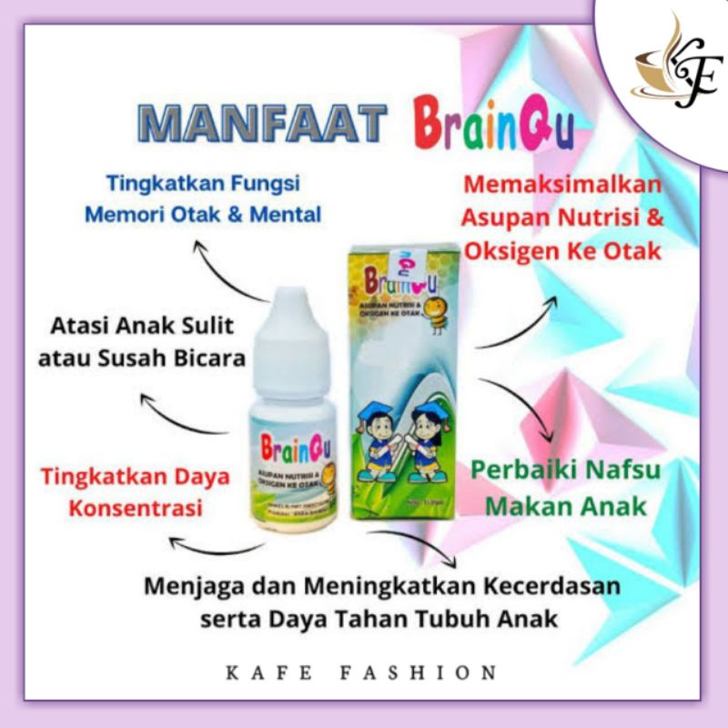 Madu Brainqu Nutrisi Otak Tumbuh kembang Anak