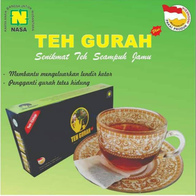 

teh gurah nasa _ teh berhasiat / teh herbal kesehatan nasa