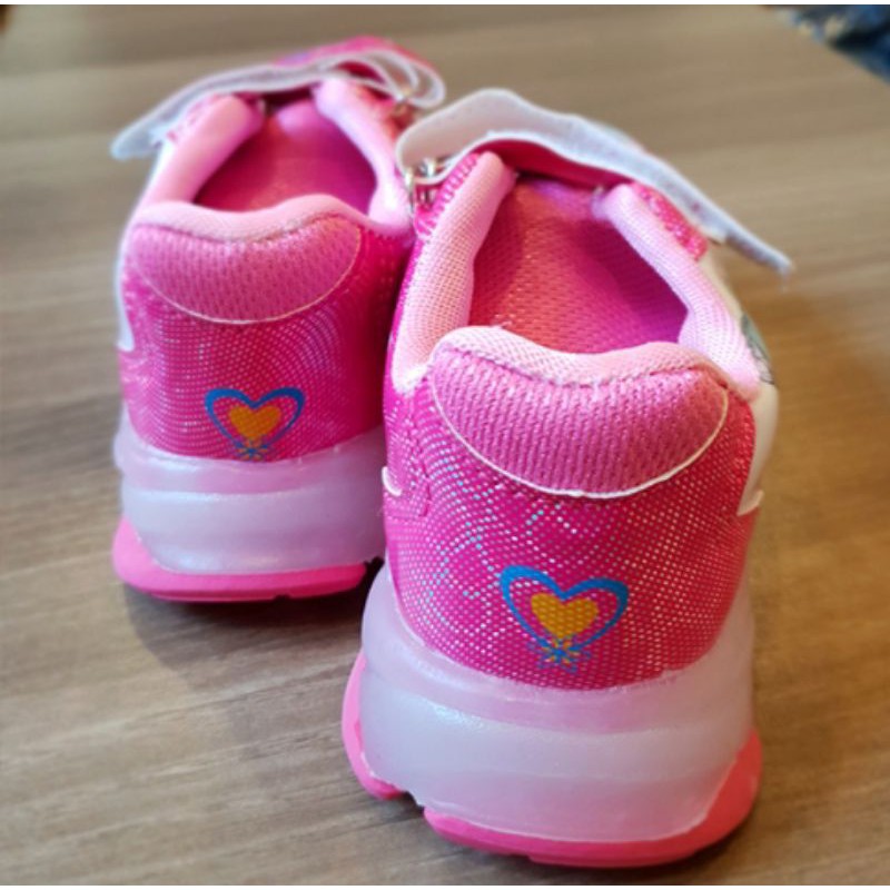 Sepatu Anak Perempuan Lampu LED LOL AMOR Size 21-30 Usia 1-5 Tahun