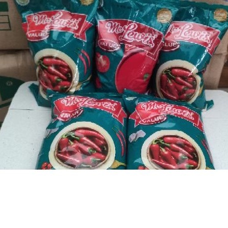 Mc Lewis chili 500gram / Mc Lewis tomat /  saus bantal / saus tomat / saus pedas / saos tomat / saos