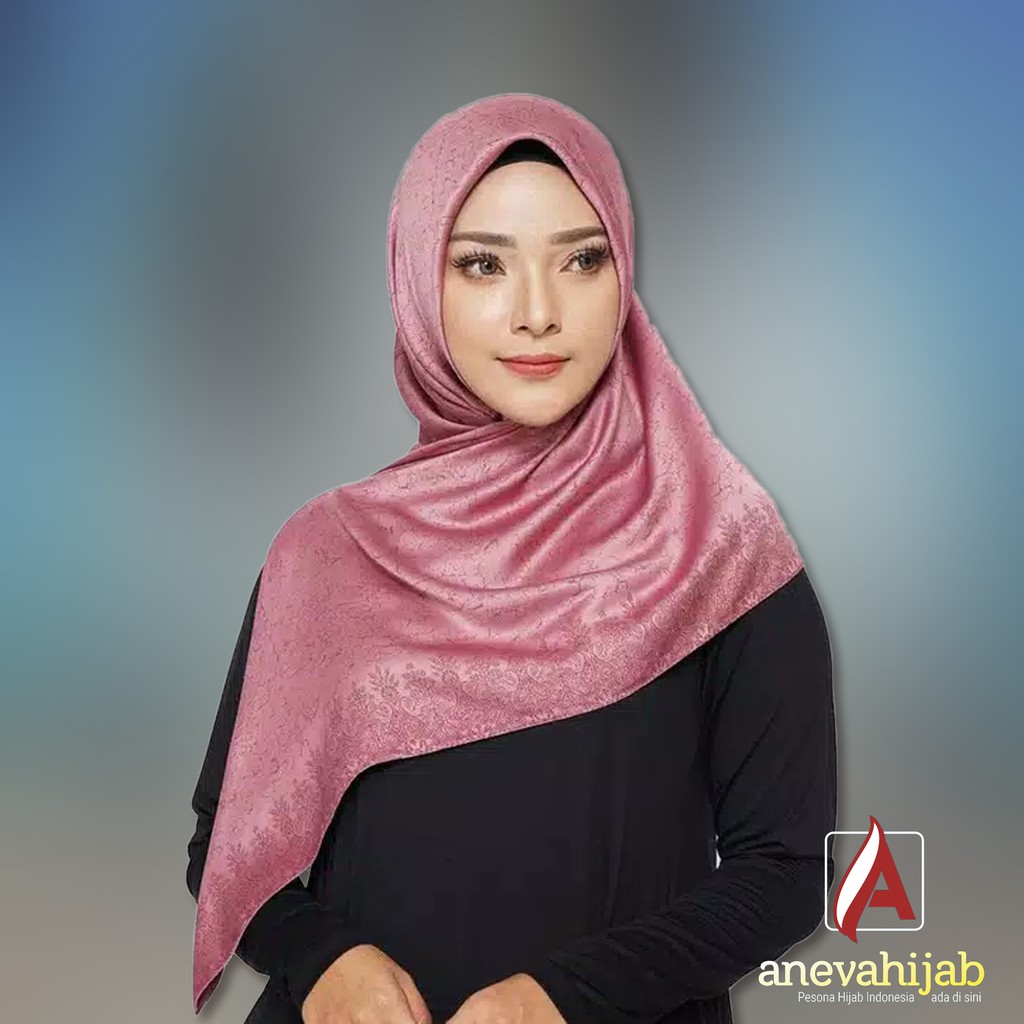 Kerudung Segi Empat (SCARF) Premium Satin Besar elzatta