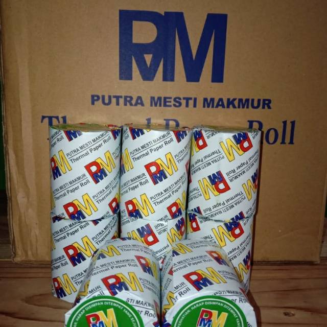 

Kertas Thermal 58 x 48 print Out black
