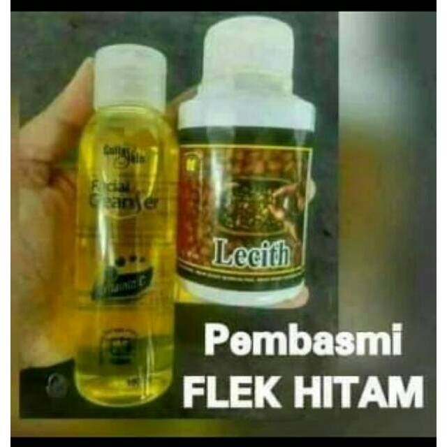 Penghilang Flek Hitam Terlaris - Paket Lecithin dan Collaskin Facial Cleanser Nasa - Original