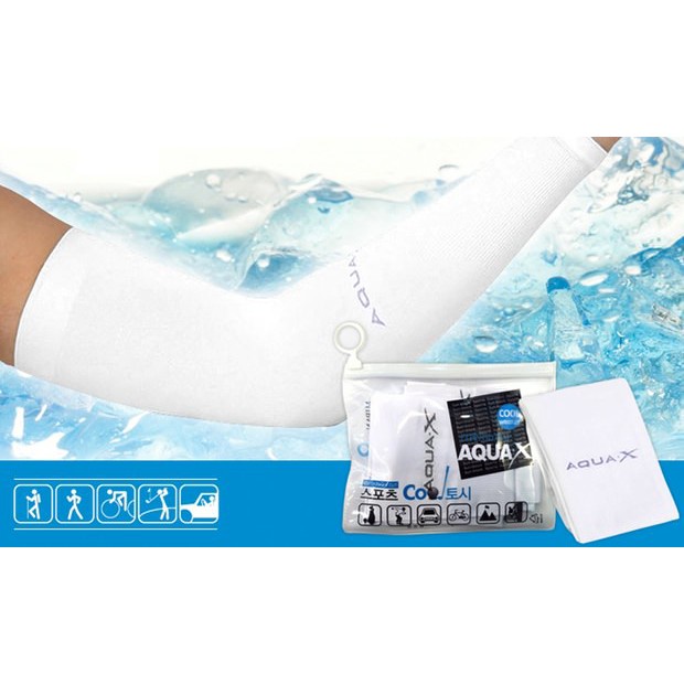 ✅ COD KUMA Manset jempol / handsock fingger less Lets Slim Aqua-X Cool Ice Polos Dingin Sejuk So