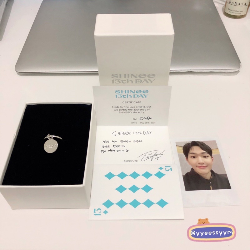 SHINEE 13th Anniversary MD Ring - ONEW