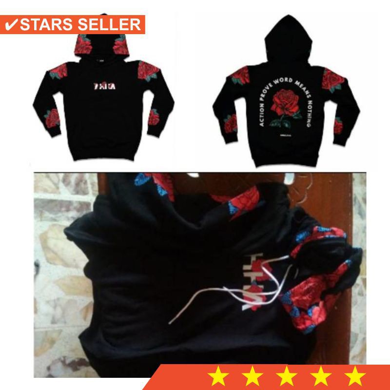 HIJACKET HIJAKET HIJAB JAKET SYARI PANJANG LONG DRESS 02  JAKET AHHA ROSE AHHA BUNGA AHHA FLOWER