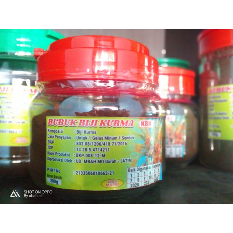 

bubuk biji kurma