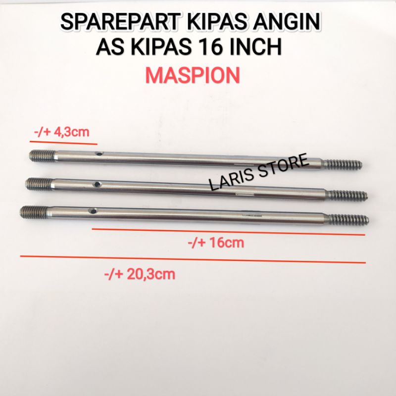 As Dinamo Kipas Angin 16 Inch As Drat 20,3cm Maspion RRT Umum Universal