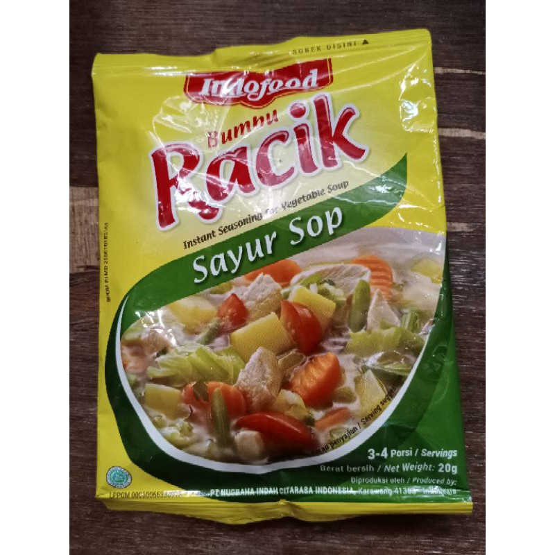 

racik sayur sop