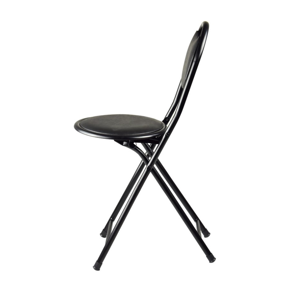 KURSI LIPAT 45CM / FOLDING CHAIR BLACK / WHITE