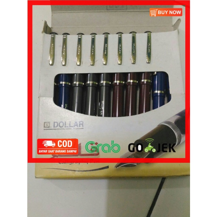 

(BISA COD) pena Pulpen qalam khot calligraphy DOLLAR 717 - Biru