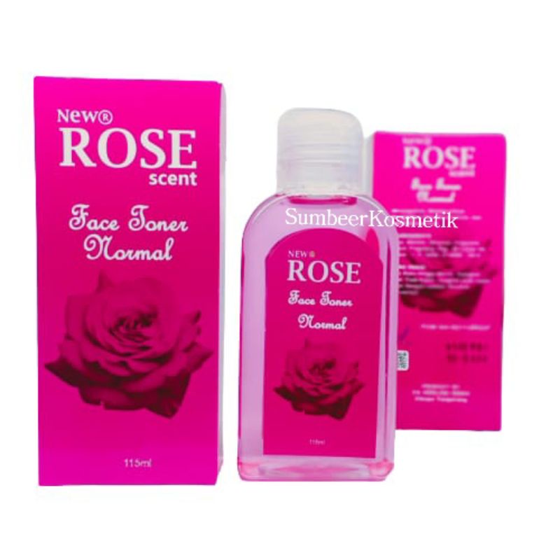 Toner New Rose Scent 115ml - Toner Penyegar Wajah - Toner Rose ORIGINAL