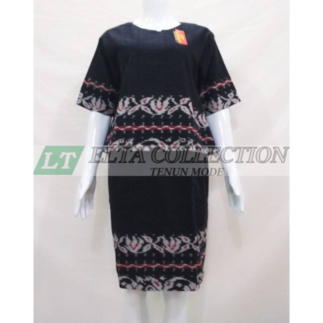 Setelan blouse dan rok full tenun motive ntt by elta collection