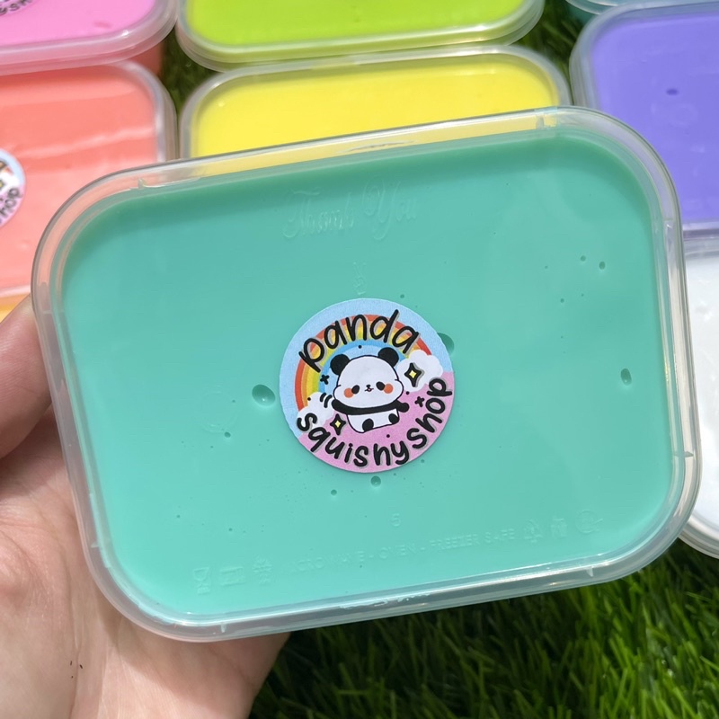 Original slime 200gr by pandasquishyshop/slime original/ slime murah/ slime rainbow/ slime warna-warni/ slime pelangi