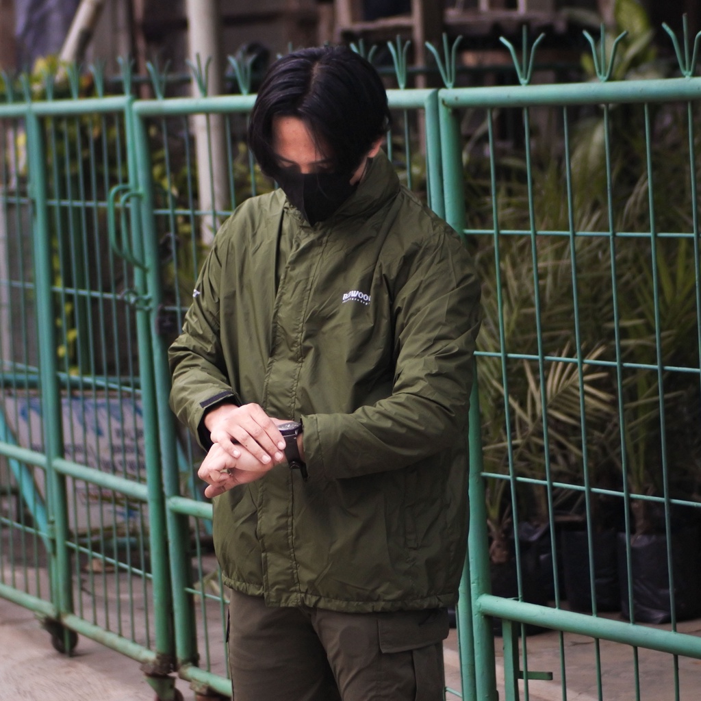 REDWOOD Jaket Gunung Anti Air - Jaket Outdoor Waterproof Pria dan Wanita Original-3