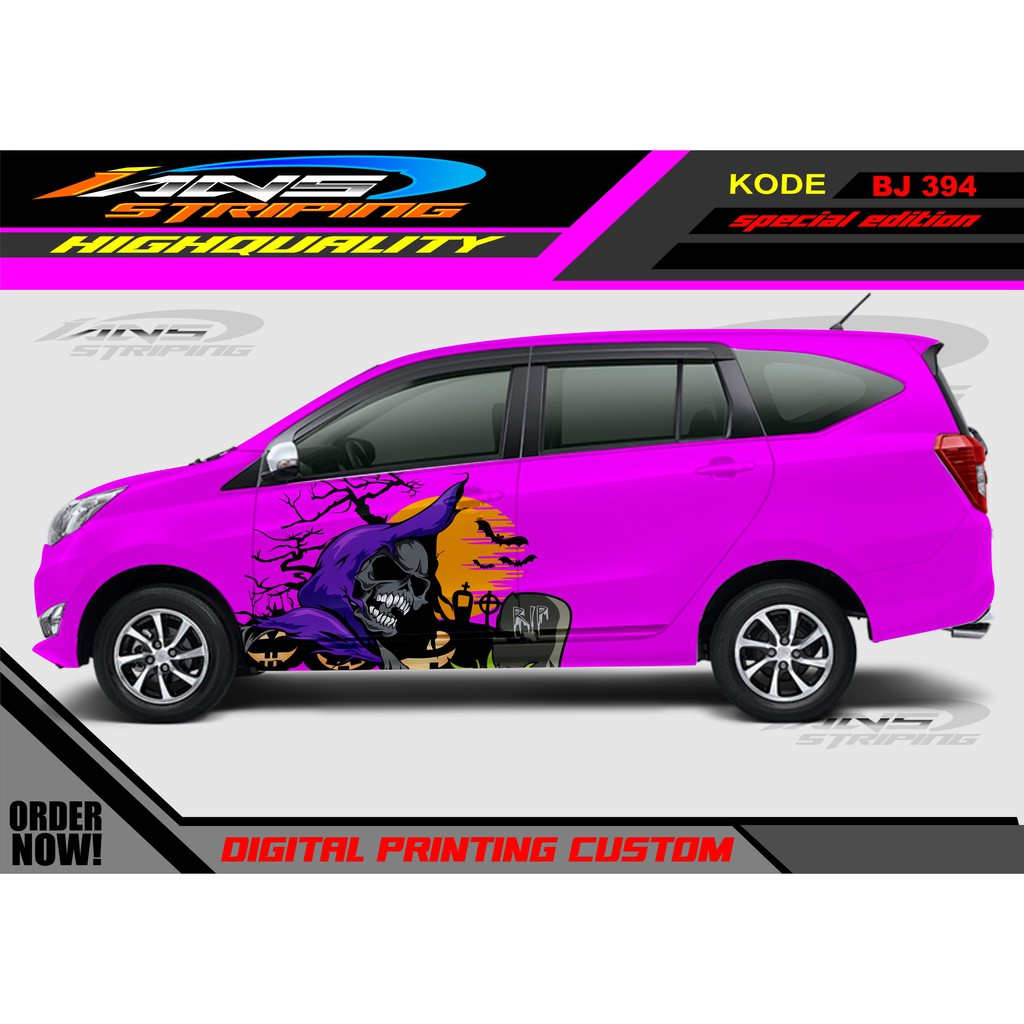 STIKER MOBIL DECAL STICKER MOBIL SIGRA, AVANZA, DATSUN, ERTIGA / STIKER MOBIL / VARIASI STIKER MOBIL