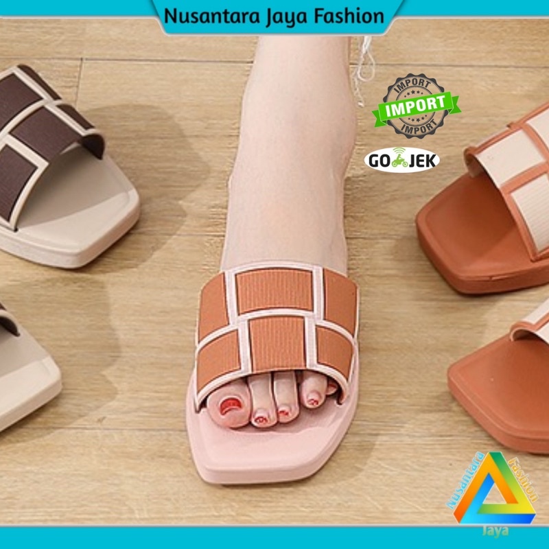 Sandal Jelly Wanita Slip On Terbaru Balance 268 X11