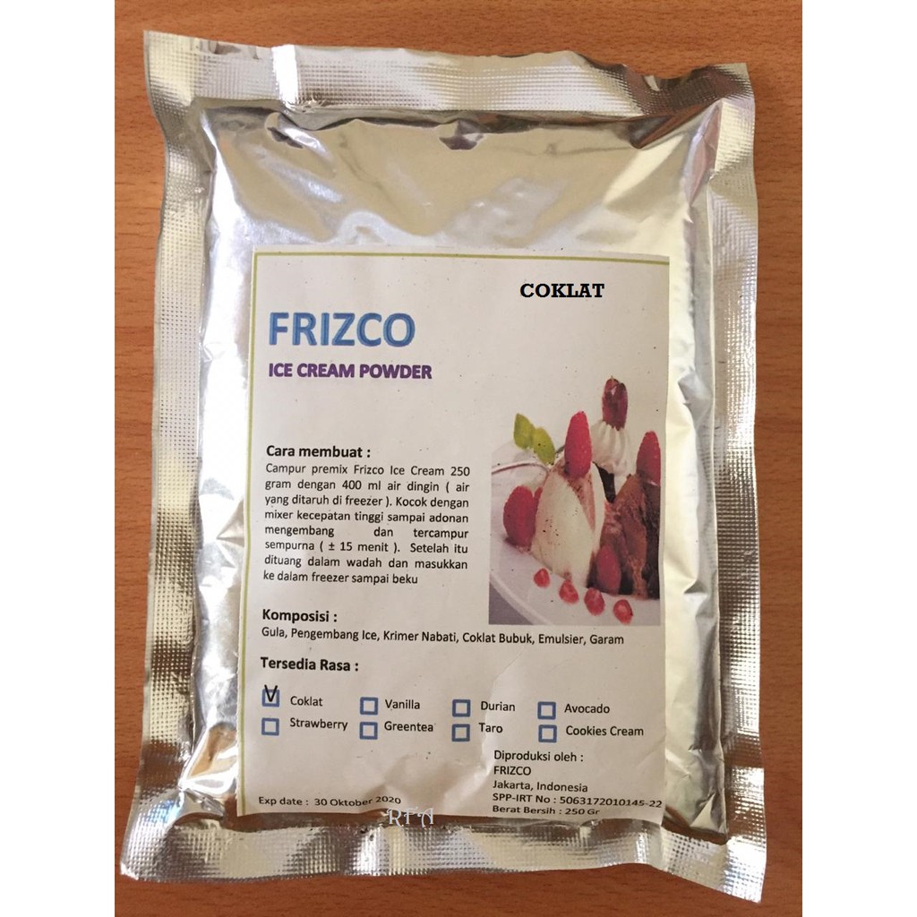 

Rantau32-Bubuk es krim/Ice cream Frizco 250 gram