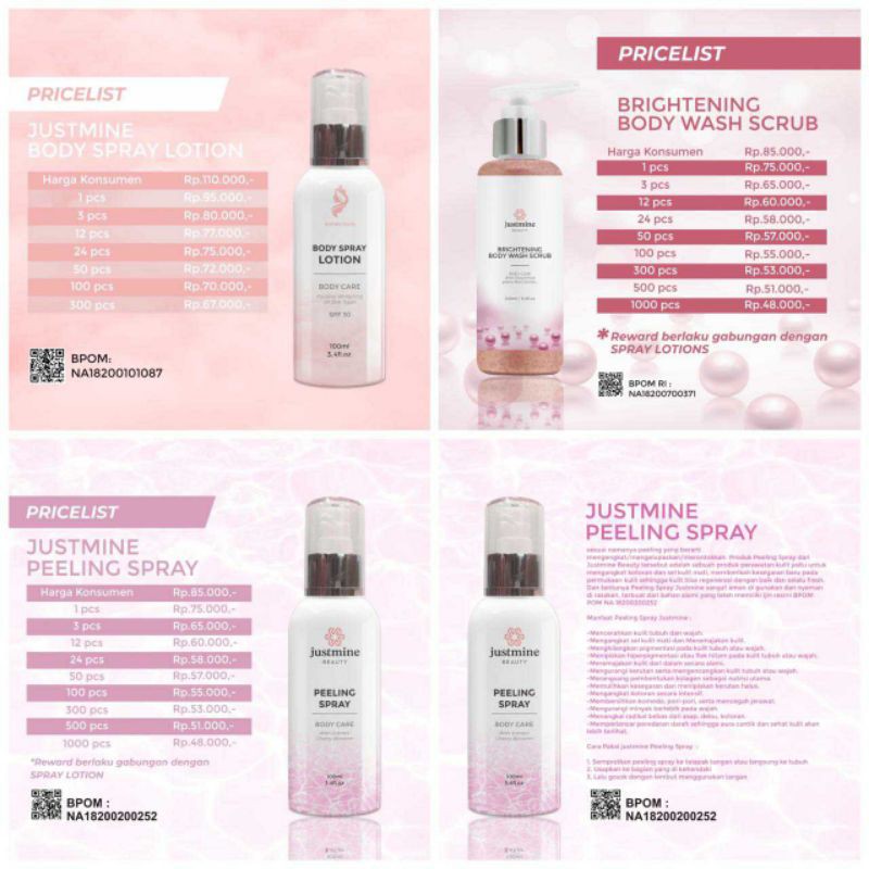 peeling spray justmine