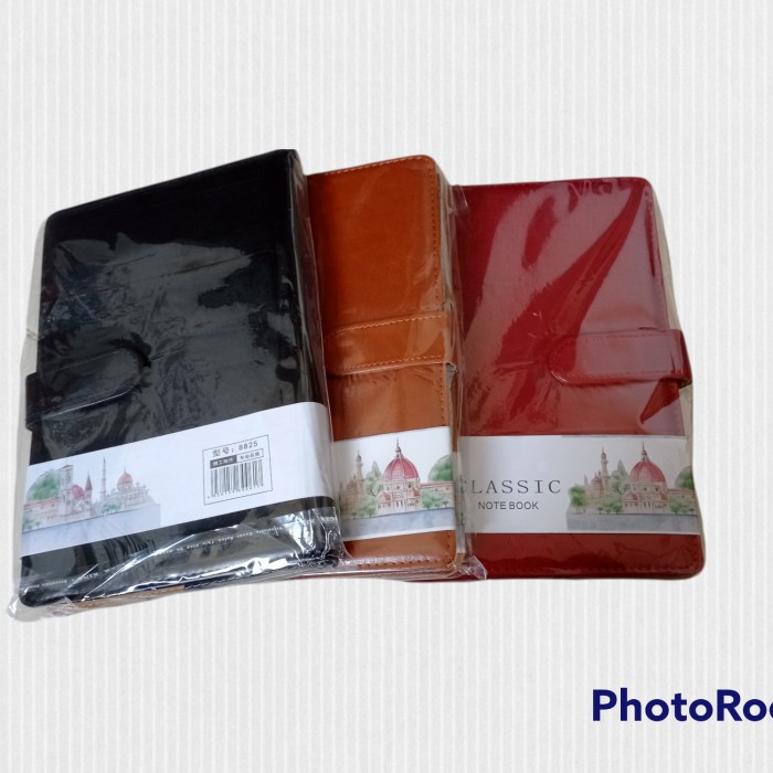 

Hadir Buku Agenda Kancing Magnet Cover Kulit Yang Lembut Ukuran A5/25K Diskon