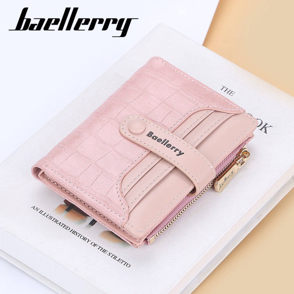 BAELLERRY N2363 Dompet Wanita Kecil Bahan Kulit PU Leather Premium WATCHKITE WKOS