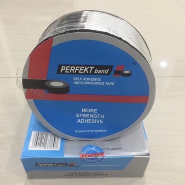 

Lem seng perfekt 10 meter BESAR Lem anti bocor lem serbaguna lem genteng asbes 10meter SELF ADHESIVE WATERPROOFING TAPE ( more strength adhesive ) WATERPROOF serba guna