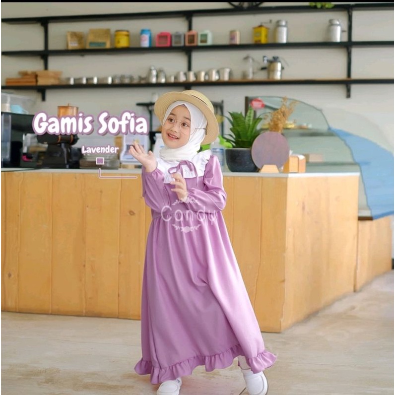 SOFIA DRESS | dress anak | gamis anak perempuan