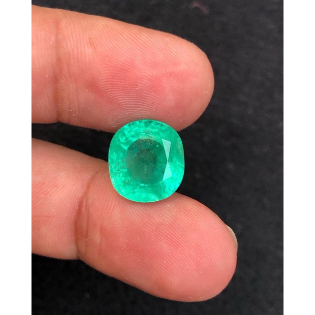 natural [EMERALD BERYL PANJSHER AFGHANISTAN 12.30CT NO OIL] zamrud afganistan top luster untuk emban