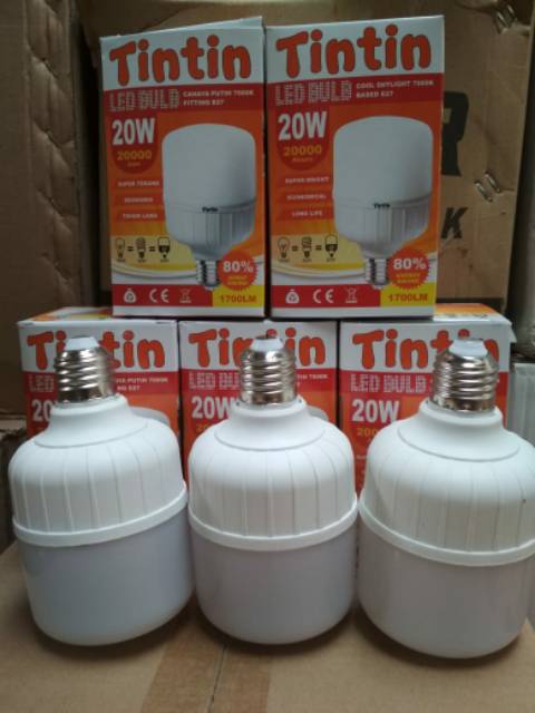 Lampu LED kapsul TinTin 20 watt / Bohlam Led Capsule