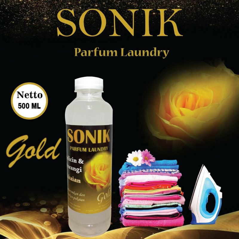 TERMURAH Pewangi pengharum pelicin baju SONIK Pakaian Laundry kemasan 500 ML