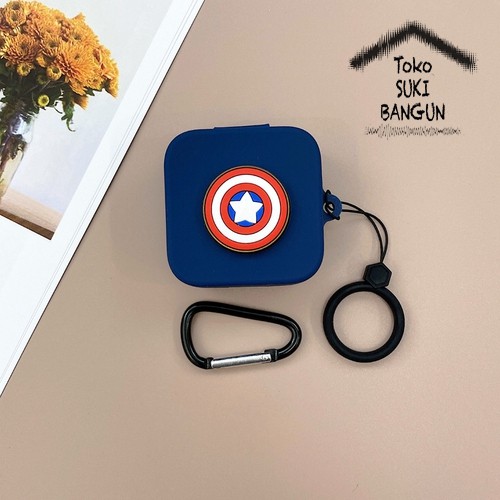 Casing Xiaomi Mi Air2 SE TWS Rubber Case CARTOON HEROES True Wireless Stereo Silicone