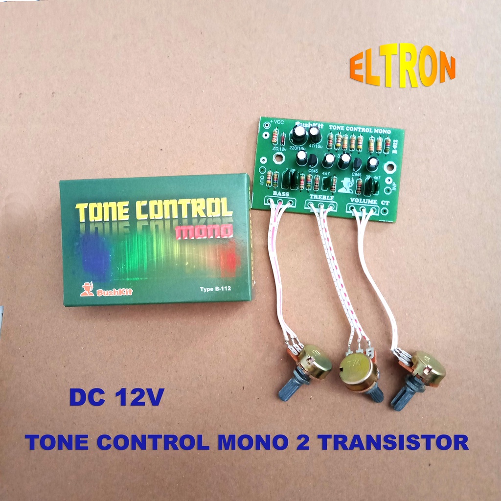 Kit Tone Control Mono DC 12V sd 25V