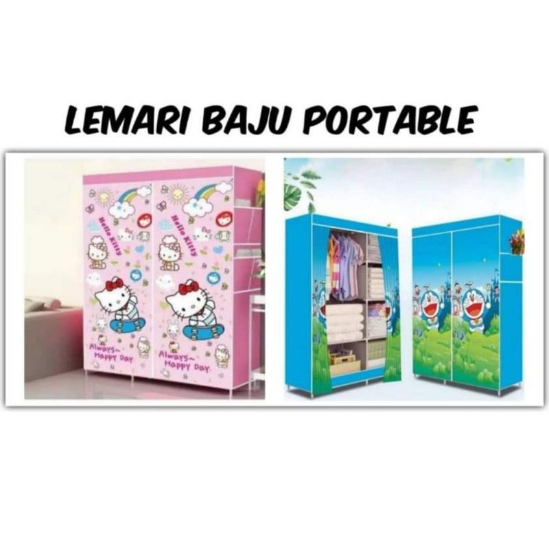 LEMARI BAJU PORTABEL