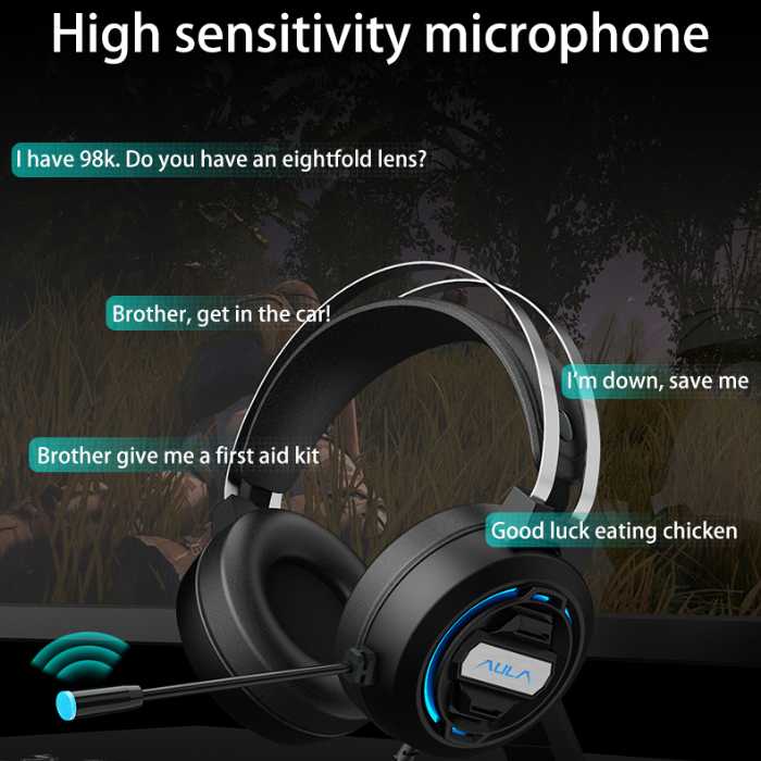 Headset Gaming AULA S603 \u2013 RGB Breathing