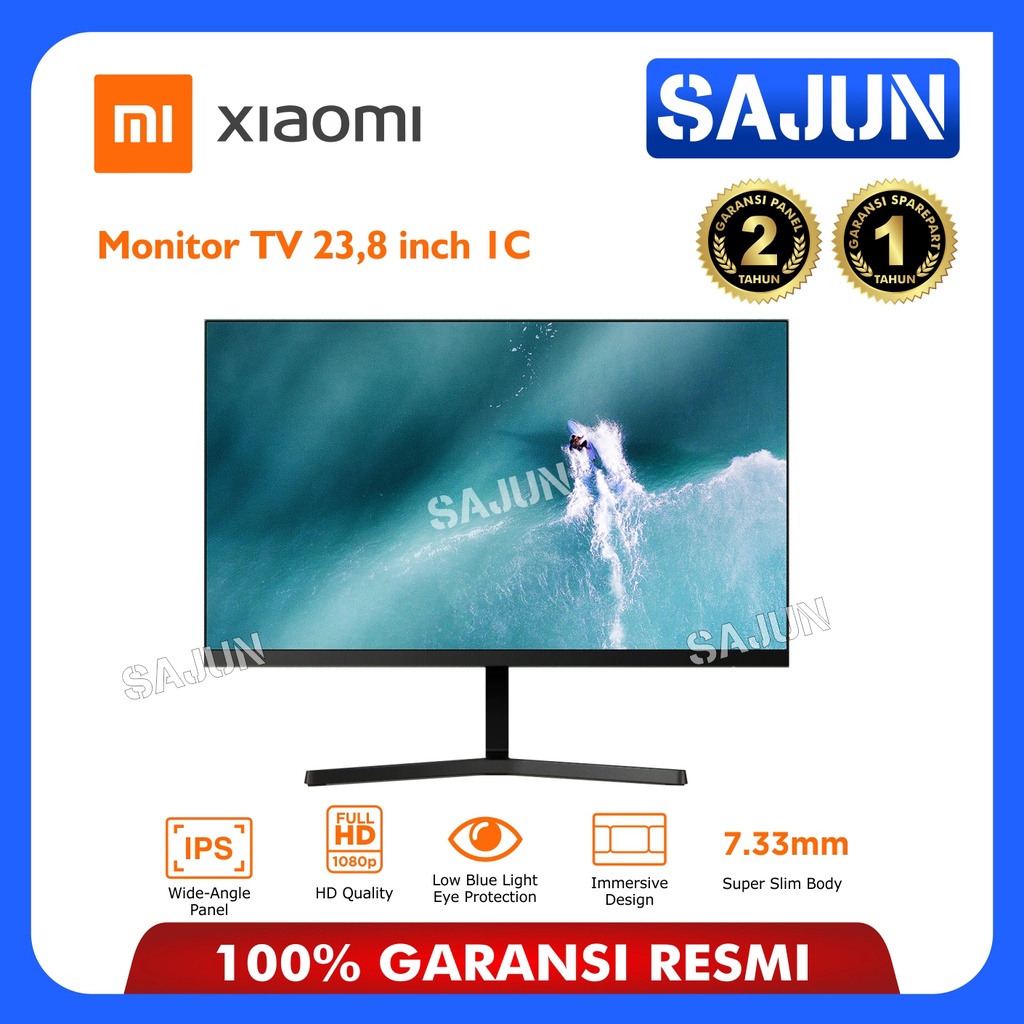 Xiaomi Desktop Monitor 1C 23.8 Inch Full HD 1080P 60 Hz - MI Monitor 24 Inch