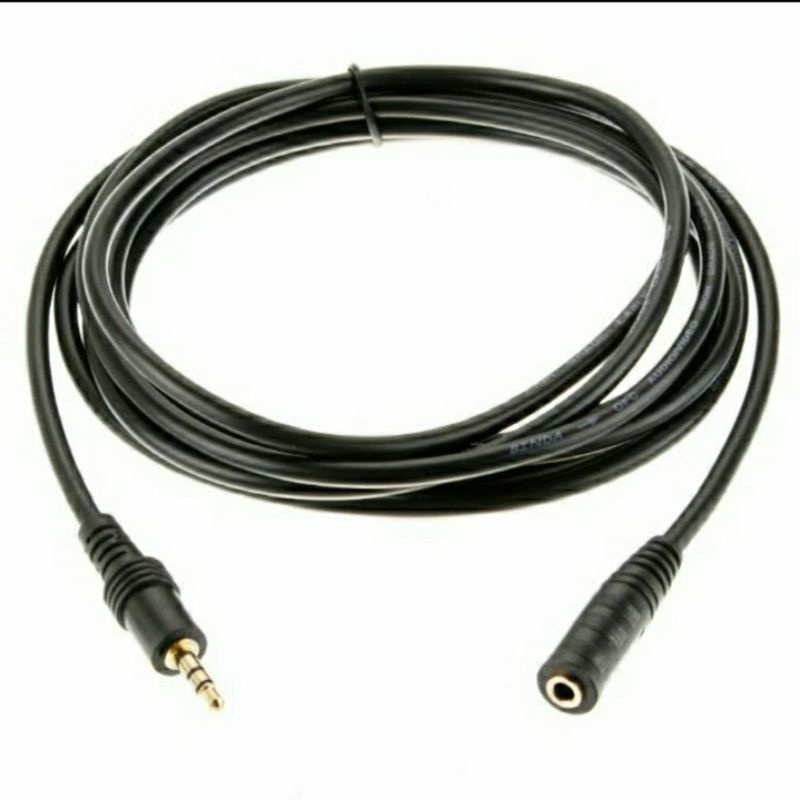 Kabel perpanjangan extention audio aux male to female 1,5m 3m 5m