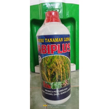 Pupuk cair NPK ABIPLUS 1 Liter Untuk padi, palawija, dan holtikultura dll. Plus kaos untuk petani